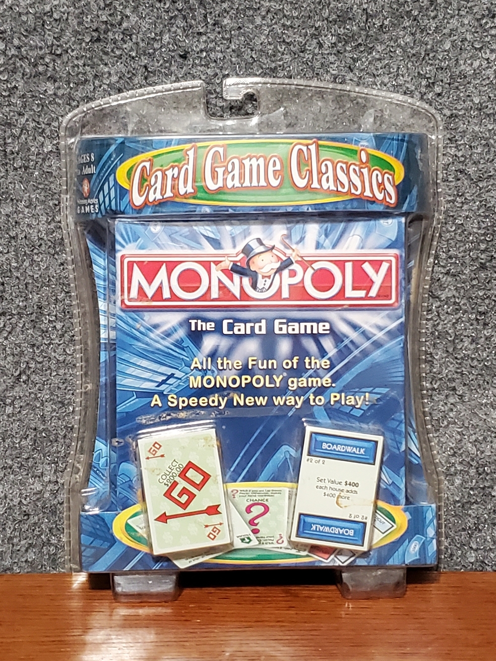 Monopoly The Card Game Winning Moves Games Hasbro 2007 New Vintage Family Game